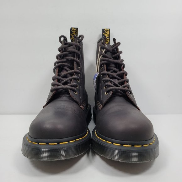 Dr. Martens 1460 Men's Wintergrip Leather Boots Cocoa 24038 US Size 10 NWB - Picture 6 of 12